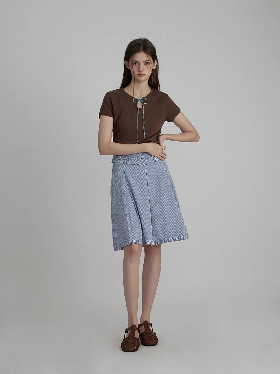 Designer Bow Tie T-Shirt - 图片 3