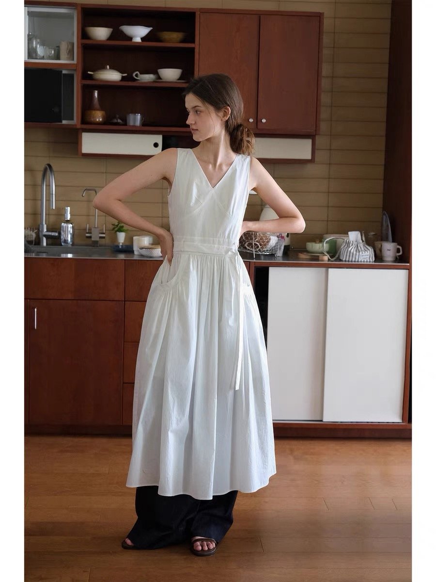 Sleeveless Tie-Waist Tank Dress - 图片 3