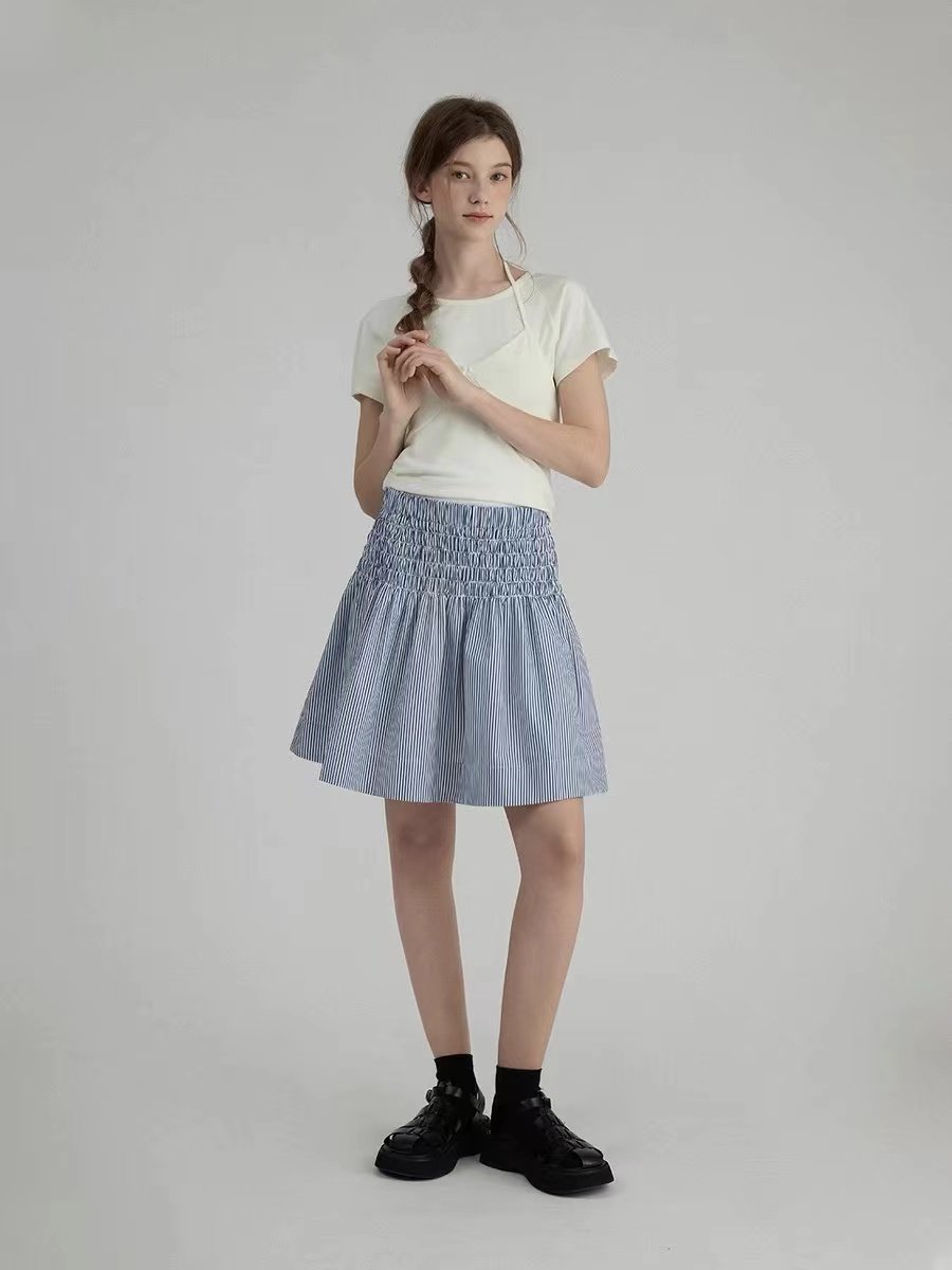 Vintage Simac Pleated A-Line Ballet Skirt - 图片 2