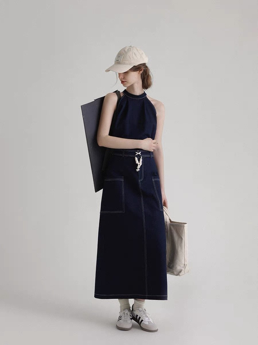 Vintage Denim Skirt - 图片 2