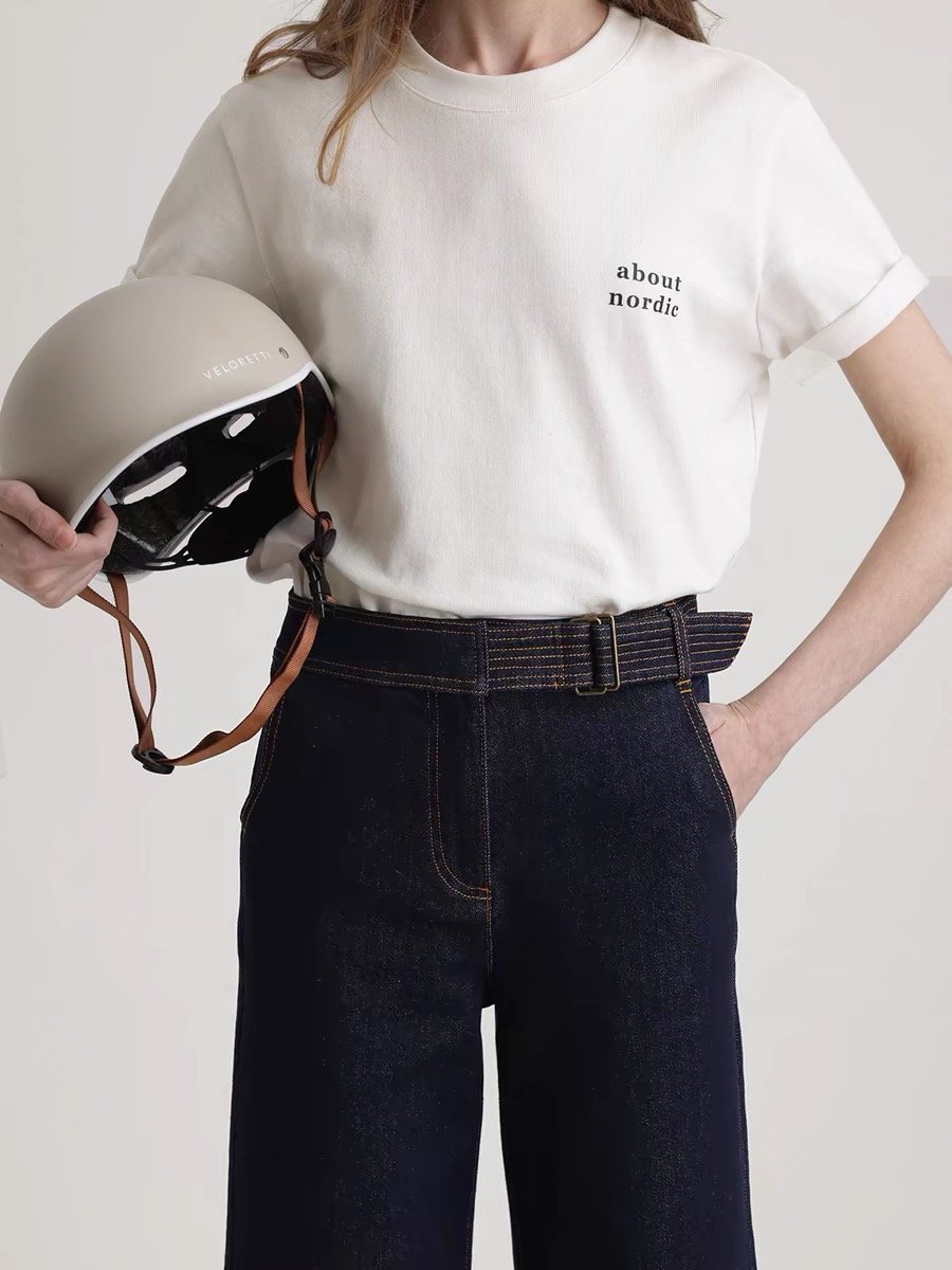 High-Waisted Flared Straight-Leg Jeans - 图片 2